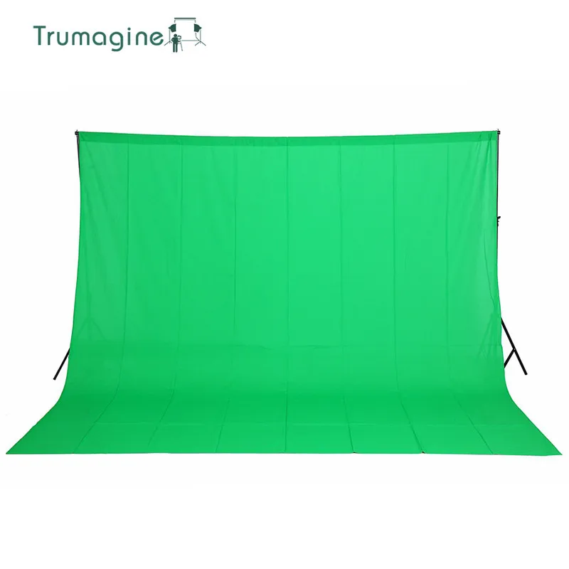 3x3M Green Photo Background Backdrop Photography studio Screen Chroma key Background Solid color Cotton Muslin Background