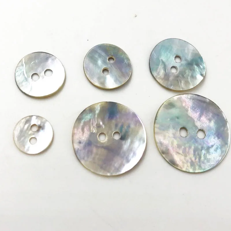 50 pcs 9mm/12mm/15mm/18mm/20mm Natural Shell Sewing Buttons Color Japan Mother of Pearl MOP Square Shell 2 Hole PT294