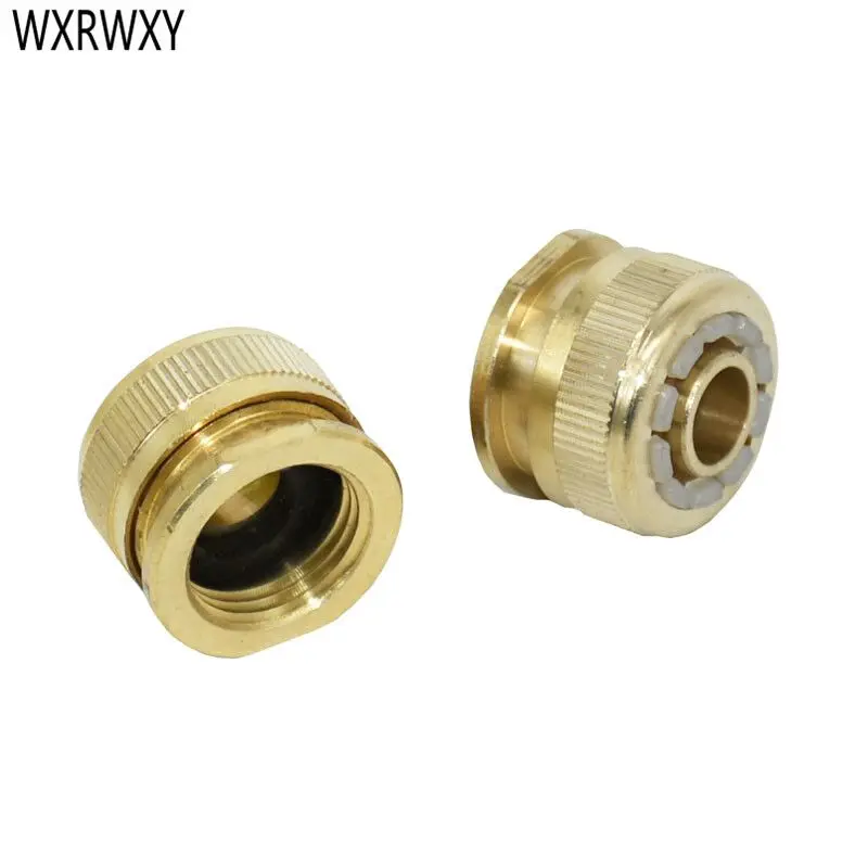 

Female thread 1/2 to 1/2 hose connector Brass 16mm garden hose fittings copper Water gun adapter tap adapter 10PCS