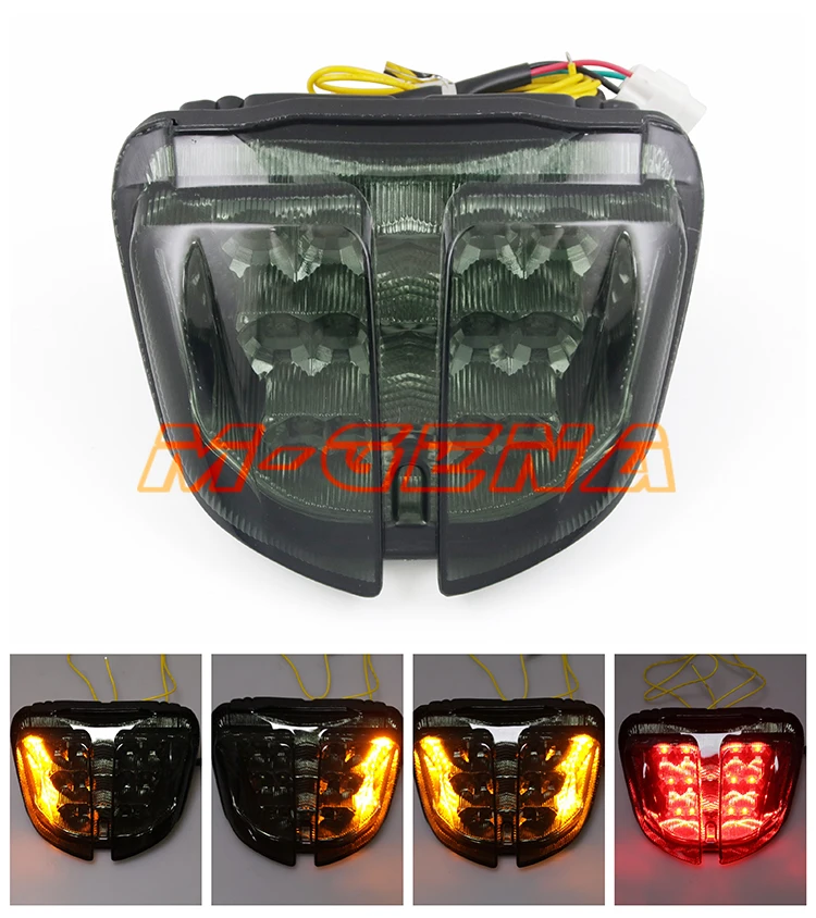 

Motorcycle LED Rear Turn Signal Tail Stop Light Lamp Integrated For GSXR600 GSXR750 GSXR 600 750 K6 2006 2007 06 07