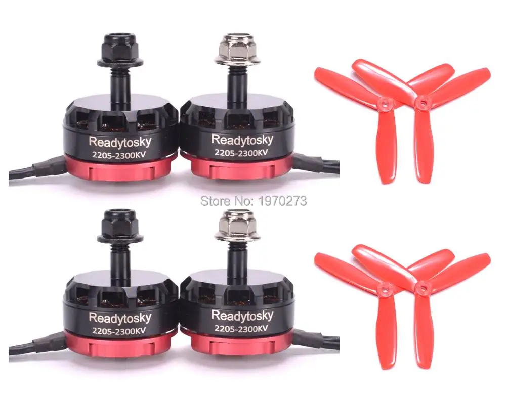 RS2205 2300kv Brushless Motor 3-4s RS 2205 + 5045 Propeller For 210 250 FPV Quad Racing Robocat 270 Martian