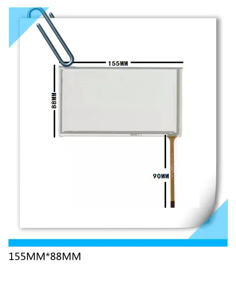 

Новый сенсорный экран 155 мм * 88 мм 6,2 дюйма для автомобильного DVD-навигатора 155*88