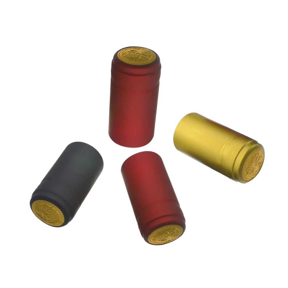 200pcs Pvc Heat Shrink Cap Home Brewing  Wine Seal Cover Import Row Material Red Wine Bottle Seal Bar DIY Accessories