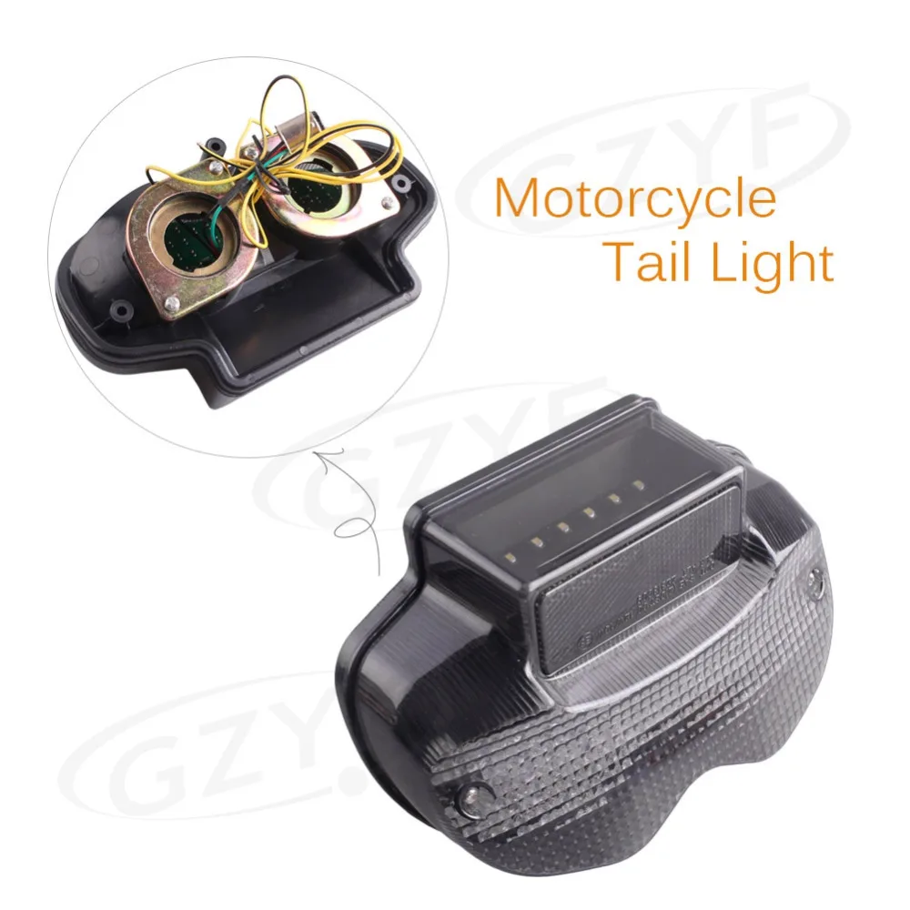 

For SUZUKI BANDIT 600 1200 2000 2001 2002 2003 2004 2005 LED Rear Tail Brake Light Turn Signal Lamp Integrated Smoke E-Mark