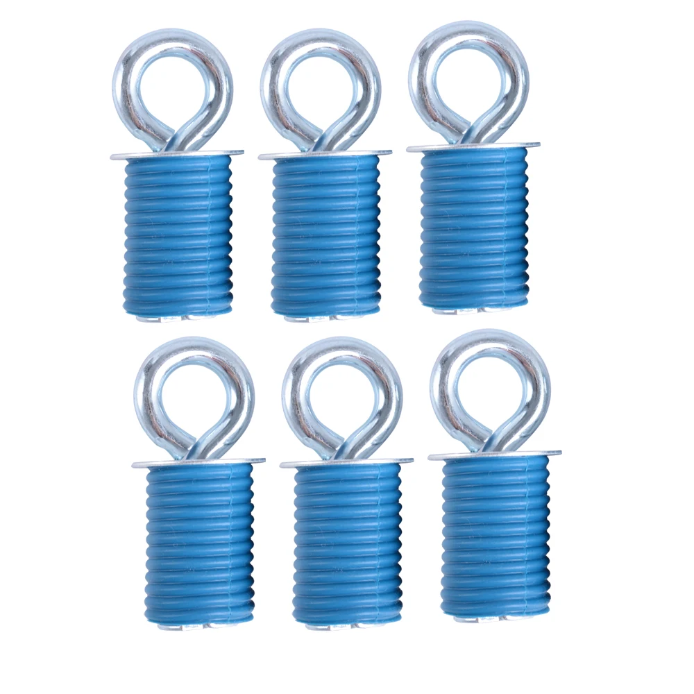 For Polaris RZR 6pcs/Set Tie Down Anchor Tie Downs Anchors Blue 570 900 ZR S 900 800 1000 XP Sportsman 110 400 450