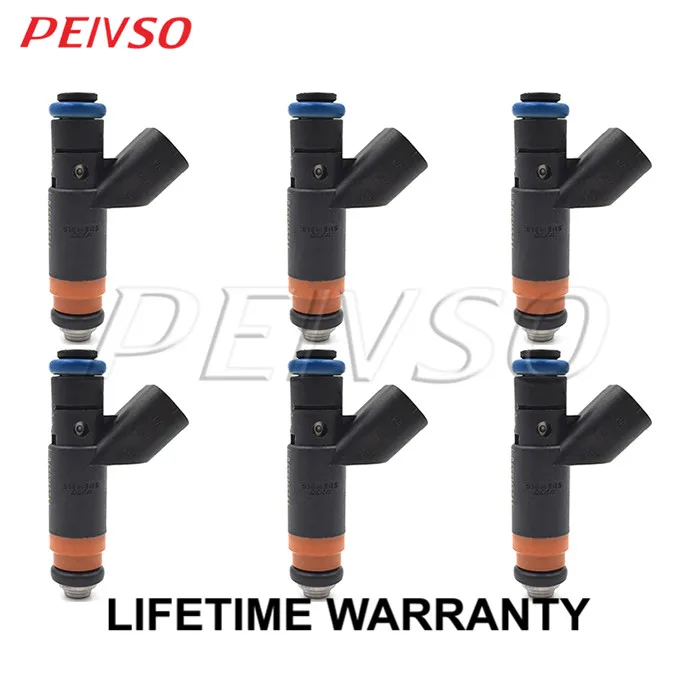 

PEIVSO 6pcs 04591657AA FJ456 Fuel Injector For CHRYSLER & DODGE CONCORDE INTREPID 2.7L V6 2000