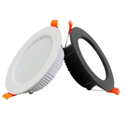 LED typu Downlight 3W 5W 7W 9W 12W 15W okrągłe wpuszczone lampy 220V 230V 240V 110V Led żarówka sypialnia kuchnia kryty oświetlenie punktowe LED