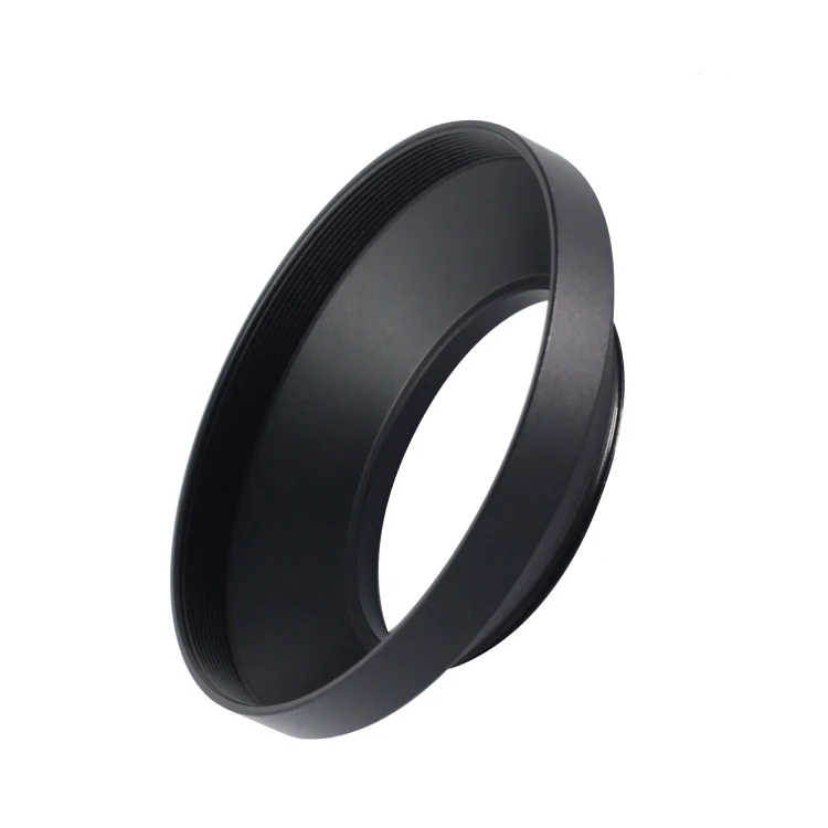Camera Lens Hood Metal  Wide Angle 37mm 39mm 40.5mm 43mm 46mm Screw-in Lente Protect For Canon Nikon Sony Leica Olympus Pentax