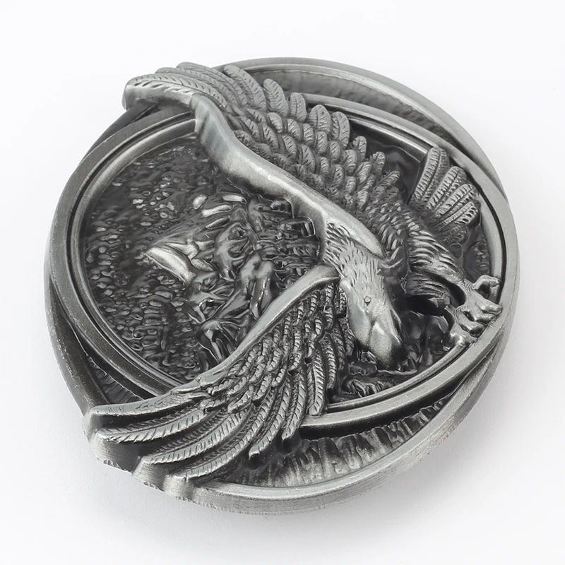 The eagle Spread  wings metal belt buckle