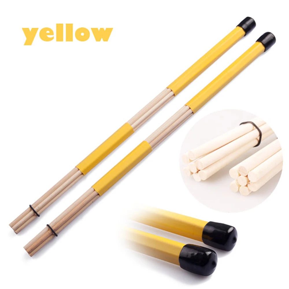 

1 Pair Drum Sticks Classic Maple Wood Drumsticks Set for Jazz Folk Music Yellow sticks drum percussion instruments Accessories