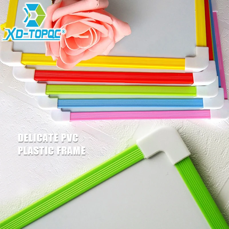 Mini Pizarra Blanca Tamaño A5 Con Funda De Poliuretano, Incluye 11 Rotuladores, Borrador Y Paño, Reutilizable Y Portátil Para Notas O Dibujos