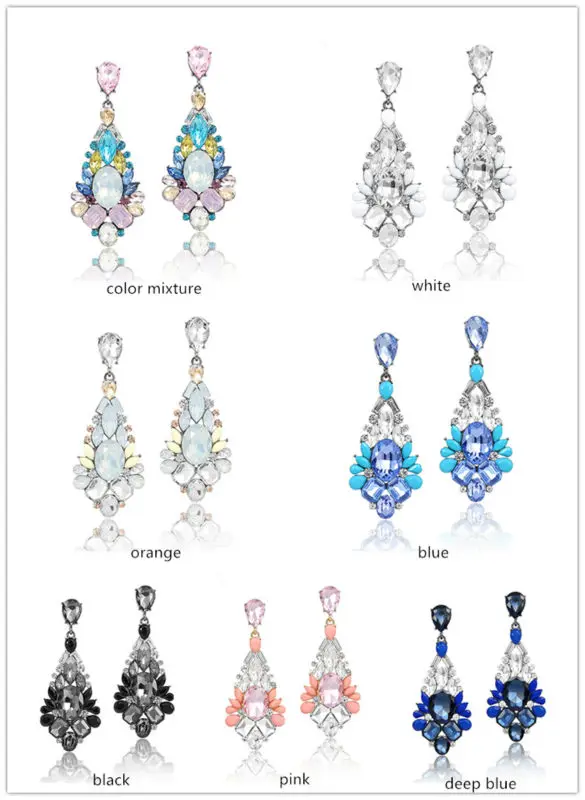 VEYO Luxury Earrings Crystal Drop Earrings For Women Fashion Jewelry Elegant Hot Sale High Quality