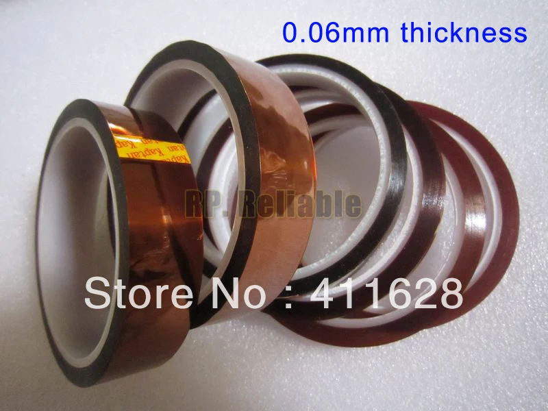 1x 300mm*33 meters, 0.06mm thick High Temperature Resistant Heat Tape for BGA, PCB, Battery Pack,