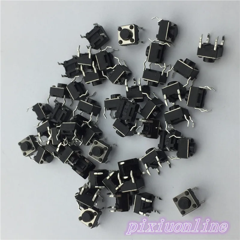 G90Y High Quality 50pcs 6x6x5MM 4PIN G90 Tactile Tact Push Button Micro Switch Direct Self-reset DIP Hot Sale 2017