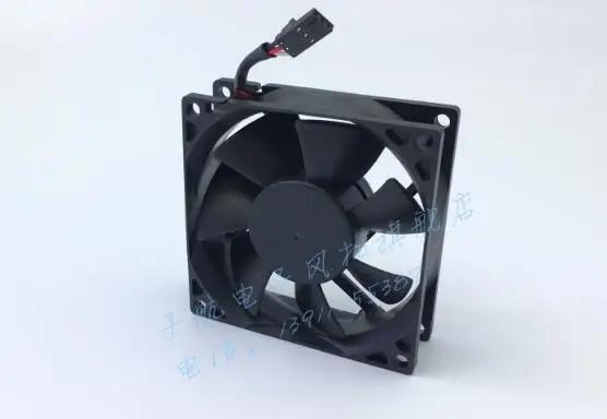 Original ADDA AD0812HB-A73GL 80*80*25 12V 0.25A  three wire chassis fan