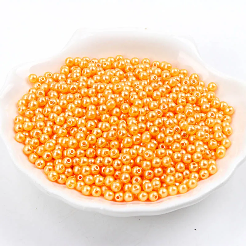 34 colors 4/6/8/10mm Round Imitation ABS Pearl Beads For Jewelry making Craft Scrapbook Decoration DIY Sewing Craft Supplies