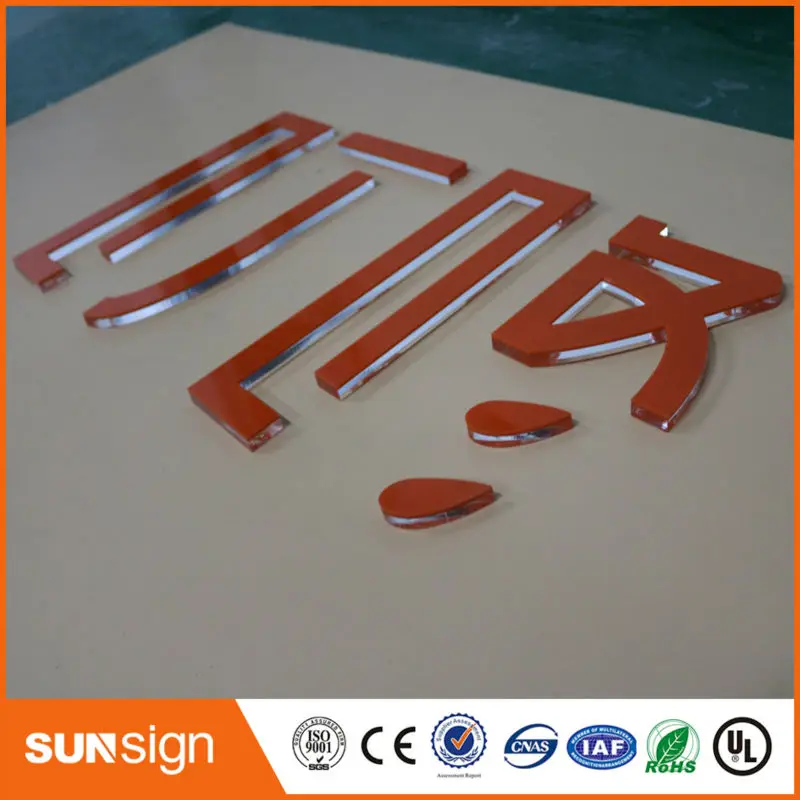 Sunsign kustom dekorasi acrylic indoor signage