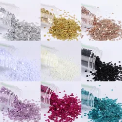 4000Pcs/Lot 2mm Silver-base Sequin Flat Round Loose Sequins Paillettes Sewing Wedding Craft,Nail Art, Nightclub Dress Accessory