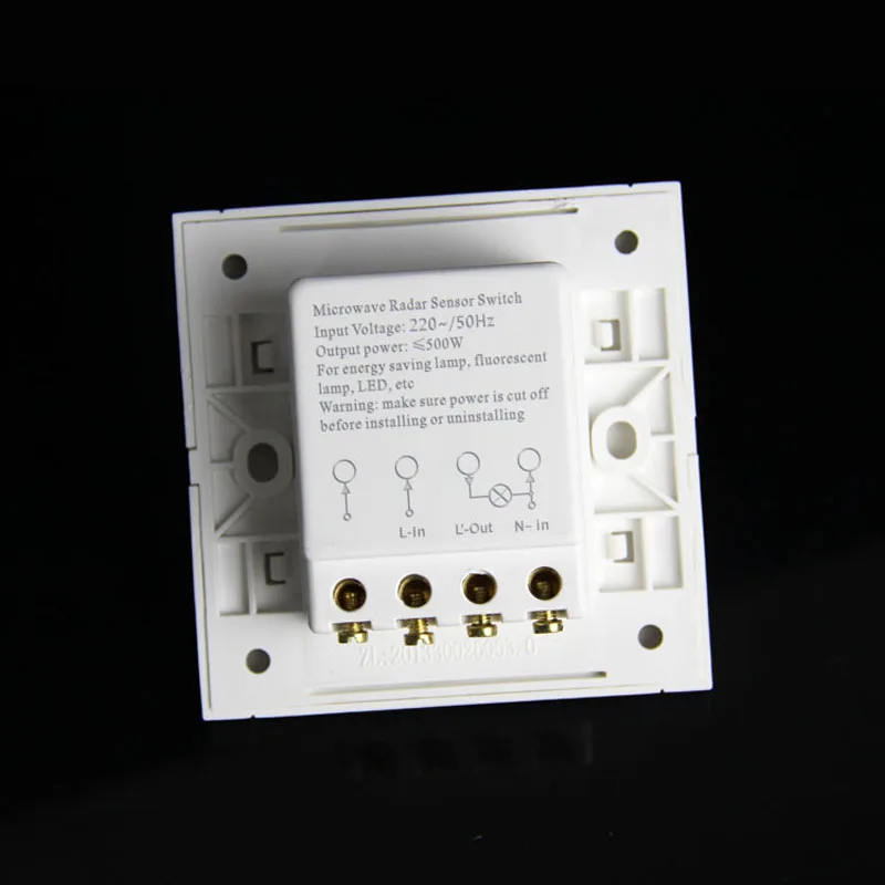 220/AC-240V/AC 360 degree Microwave Sensor Light Switch Induction Microwave Motion Sensor 86 motion sensor switch