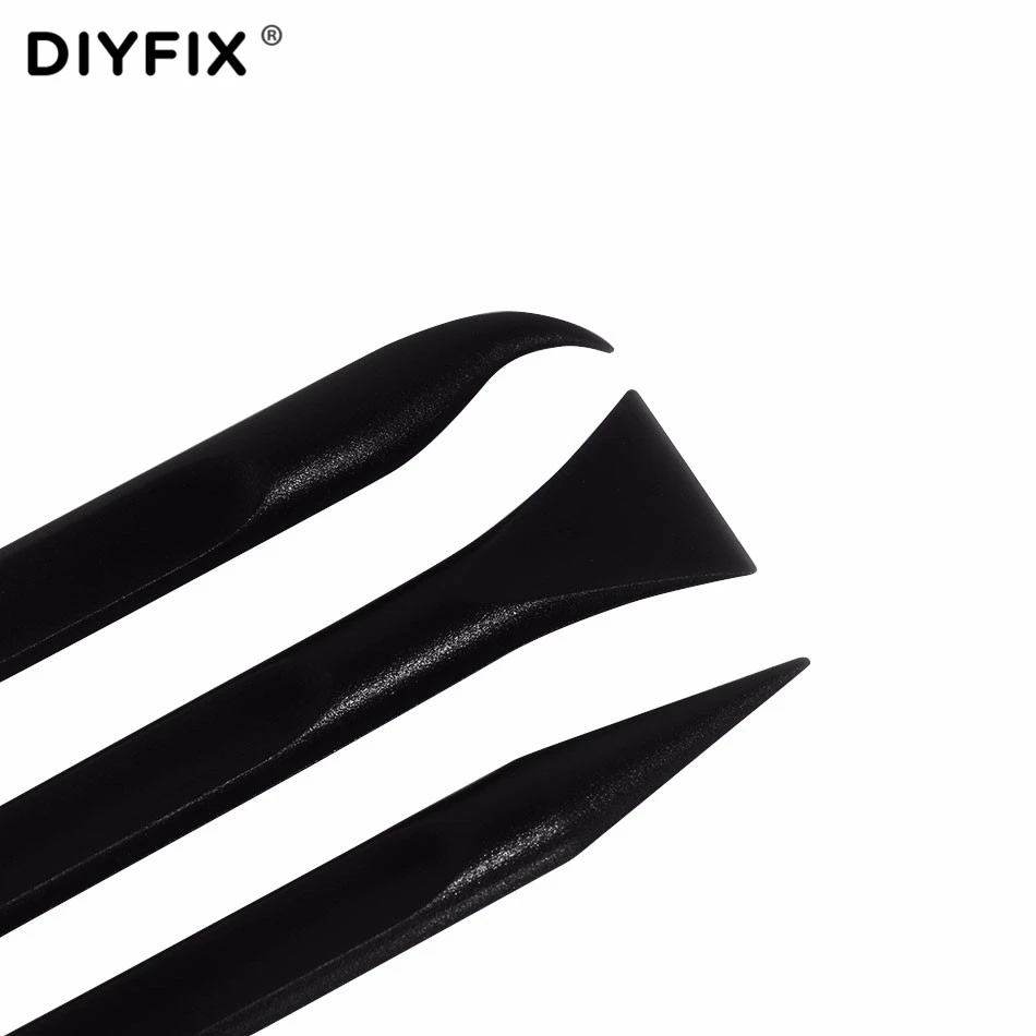 DIYFIX 3 في 1 مكافحة ساكنة البلاستيك Spudger كيت 6 "ESD الآمن حدق عصا افتتاح أداة للجوال هاتف لوحي إصلاح اليد طقم أدوات