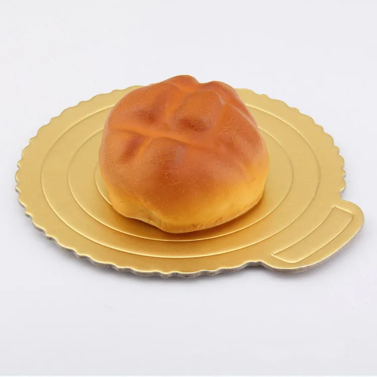 New Arrival baking paper cake tray utility 6/8/10 inch round cake cardboard cake box creative golden bottom bracket