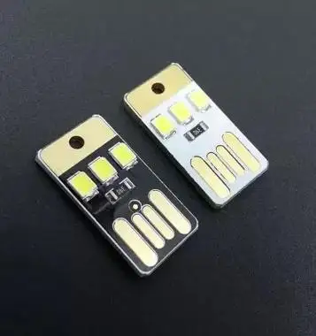 NOWOŚĆ Mini ultracienkie mobilne małe światło USB USB LED USB lampka kempingowa Mała lampka nocna dla dzieci