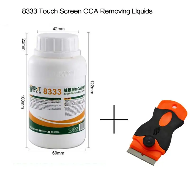 Strong 8222 8333 250 مللي شاشة تعمل باللمس OCA إزالة السوائل إصلاح السائل الغراء السائل PCB تنظيف آيفون samsung سكين