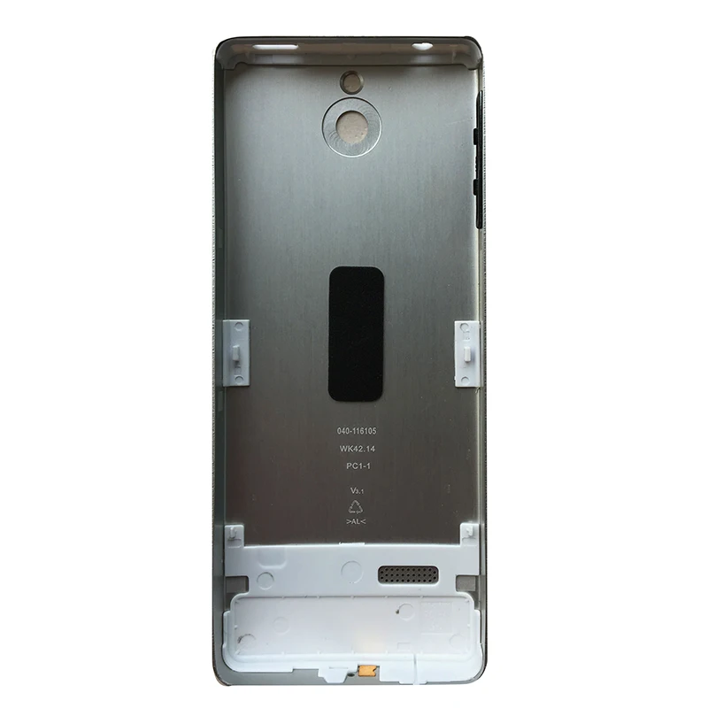 ZUCZUG New Metal Rear Housing For Nokia Lumia 515 Battery Cover Back Case With Side Keys+Logo 515 Repair Part