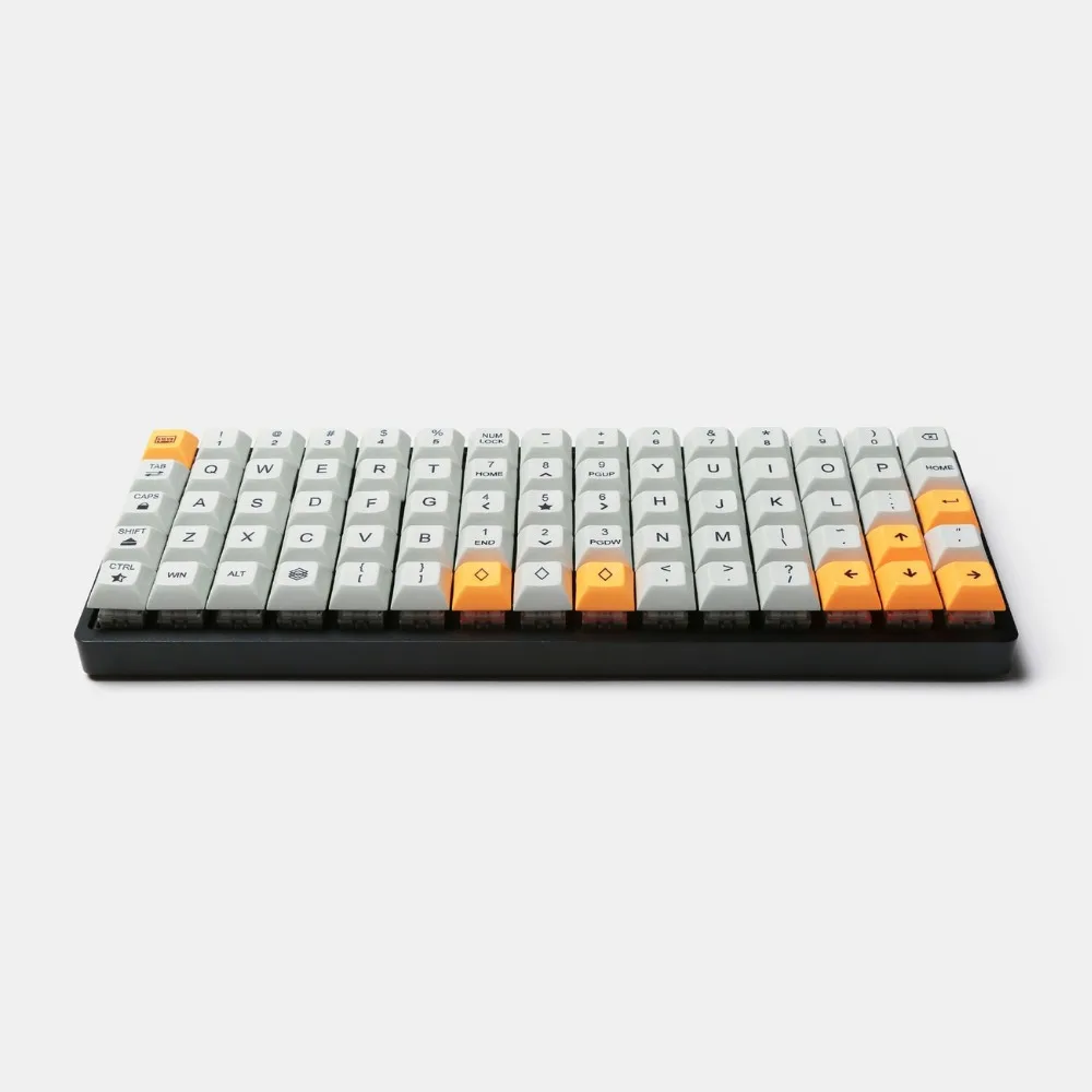 Idobao x YMDK 75 Keys Ortholinear Layout VIA Anodized Aluminum Case Plate hot-swappable Hot Swap PCB Mechanical Keyboard Kit