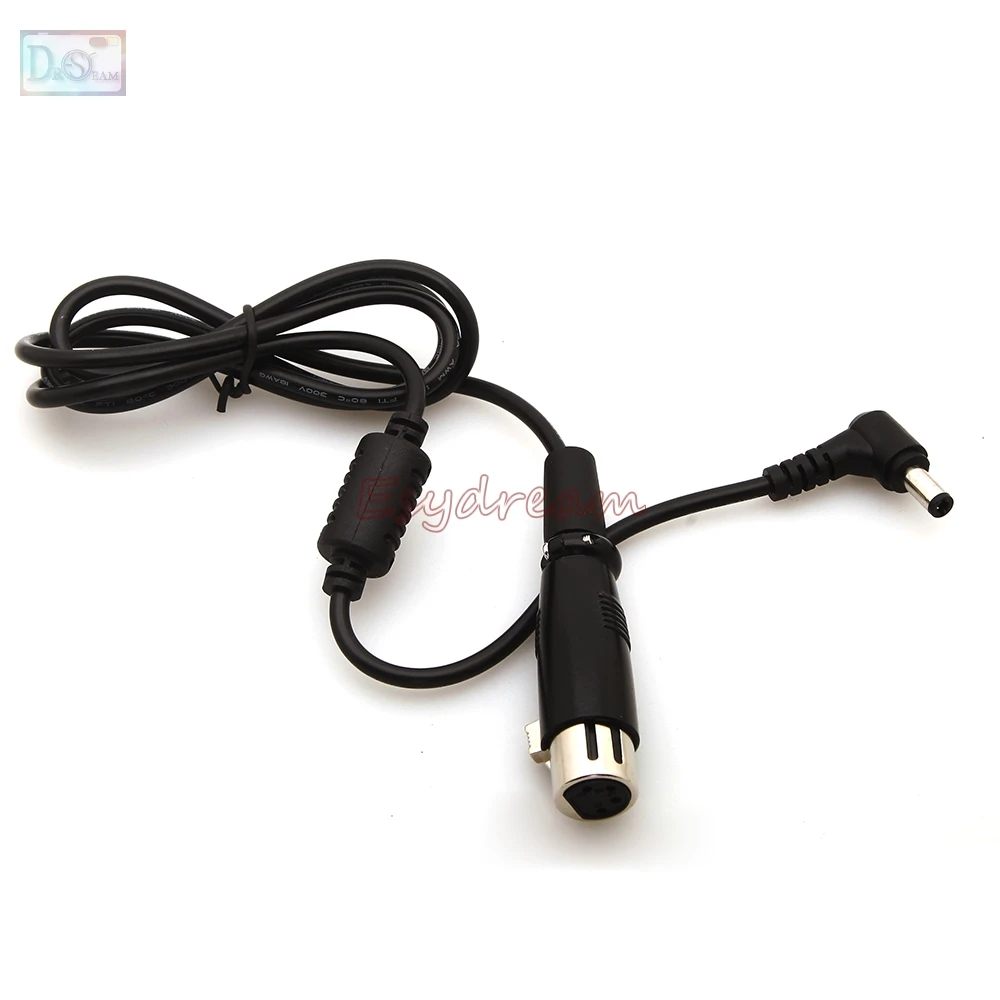 

DC 5.5*2.5mm to 4Pin XLR Female to DC Connector Cable For Video Camera L=1.0M