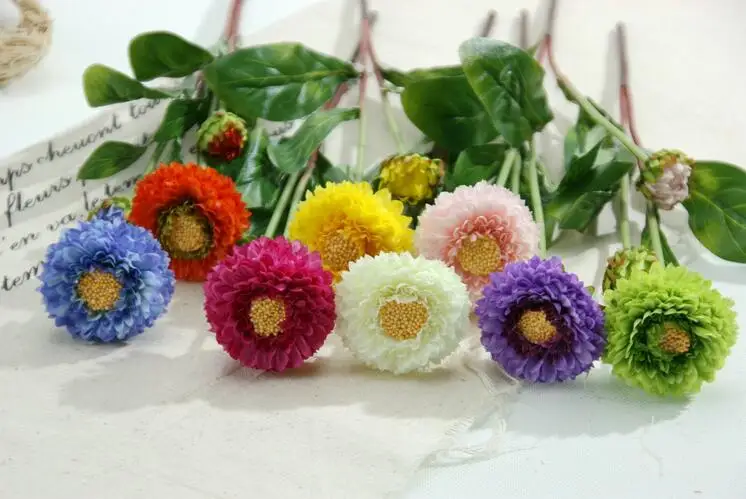 Artificial Flowers Silk cloth For wedding Home Design flower Bouquet Decoration Products Supply free shipping SF013