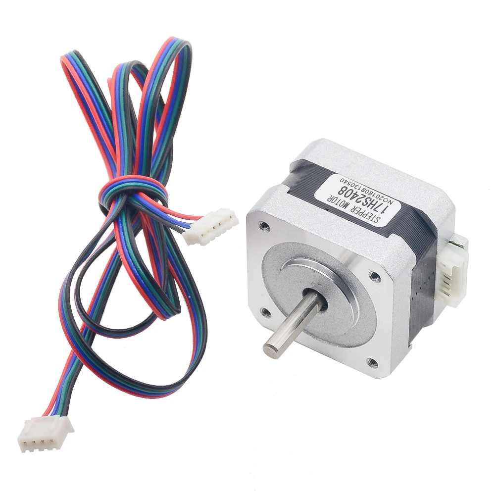 5PCS 17HS2408 D Axis 0.6A 12Ncm 17 Bipolar Stepper Motor 4-lead CNC 3D Printer 4 Wire W315