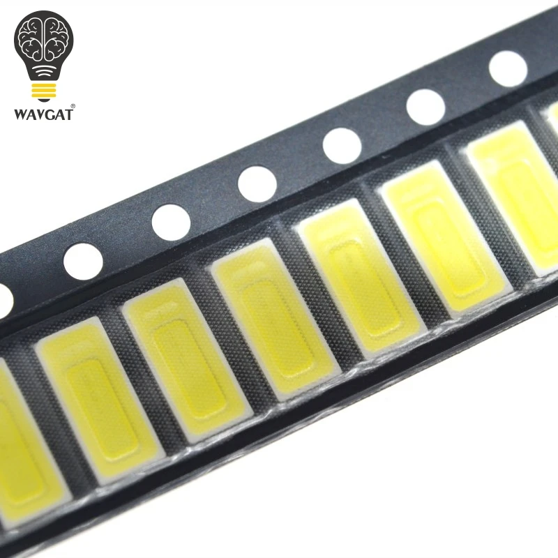 100PCS For LG Innotek LED LED Backlight 1W 7030 6V Cool white TV Application smd 7030 led cold white 100-110lm 7.0*3.0*0.8mm