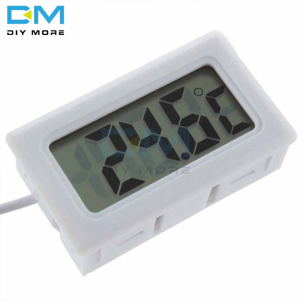 1M 3M 5M Mini Digital LCD Display Probe Fridge Freezer Thermometer Sensor Thermometer Thermograph For Aquarium Refrigerator Kit