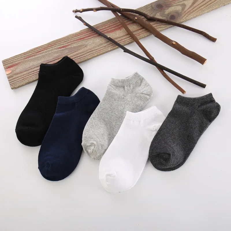 10 Pairs High Quality Casual Men\'s Business Socks Cotton Brand Sneaker Socks Quick Drying Black White Short Sock For Men