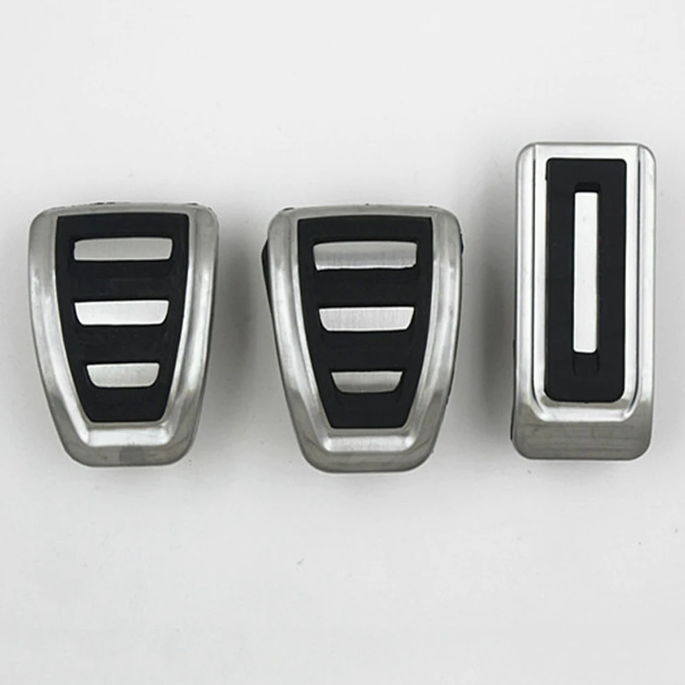 Vw Transporter Multivan T5 T6 Caravelle T6 용 스테인레스 스틸 연료 브레이크 발판 페달 AT/MT