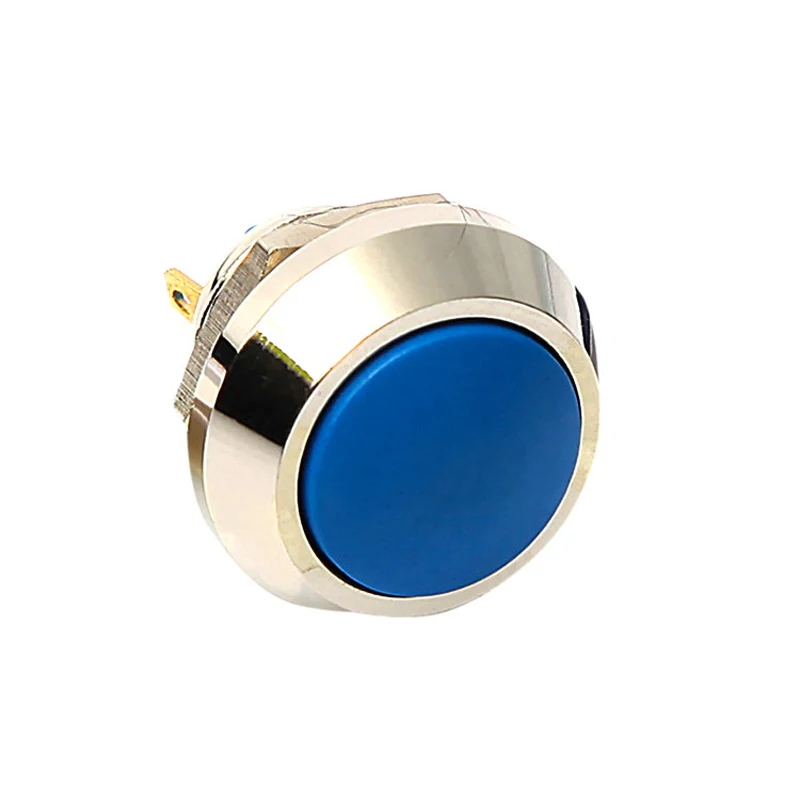 W01 12mm Momentary Push Button Domed Metal Body Plastic Head Pin Terminal Mini Waterproof Micro Push Button Switch