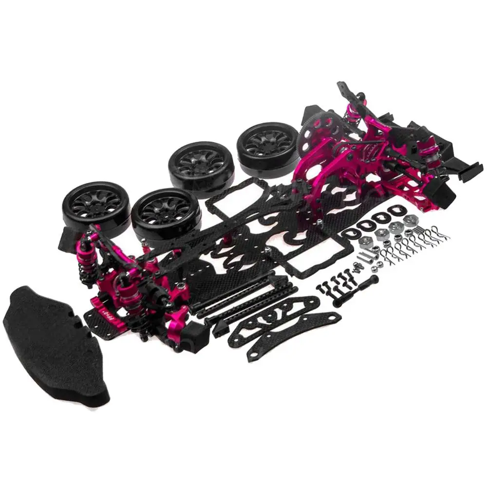 ドリフト用レーシングカーシャーシキット,oem 1/10アロイおよび