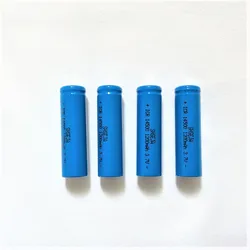 4Pcs SHSEJA 14500 Battery 3.7 V 1200mAh li-ion Battery ICR14500 3.7 Volt AA Rechargeable Battery Baterias For LED Flashlight