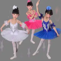 New Girls Ballet Dress Tutu Dance Costumes Children Swan Lake Ballet Costumes Kids Stage wear Ballroom Dancing Dress Dancewear