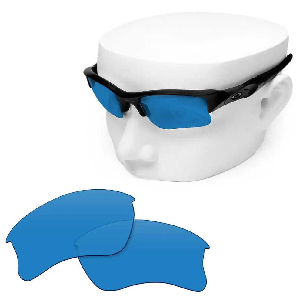 

OOWLIT Polarized Replacement Lenses of HD Pacafic for-Oakley Flak Jacket XLJ Sunglasses