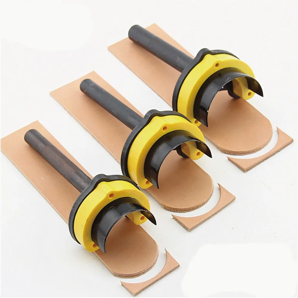 Leather Craft DIY Steel U-shaped Punch Fillet Cutting Tools Half circle chopping