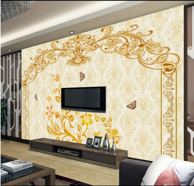 

The custom 3D murals,Luxury european-style decorative pattern of marble ,living room sofa TV wall bedroom wall paper