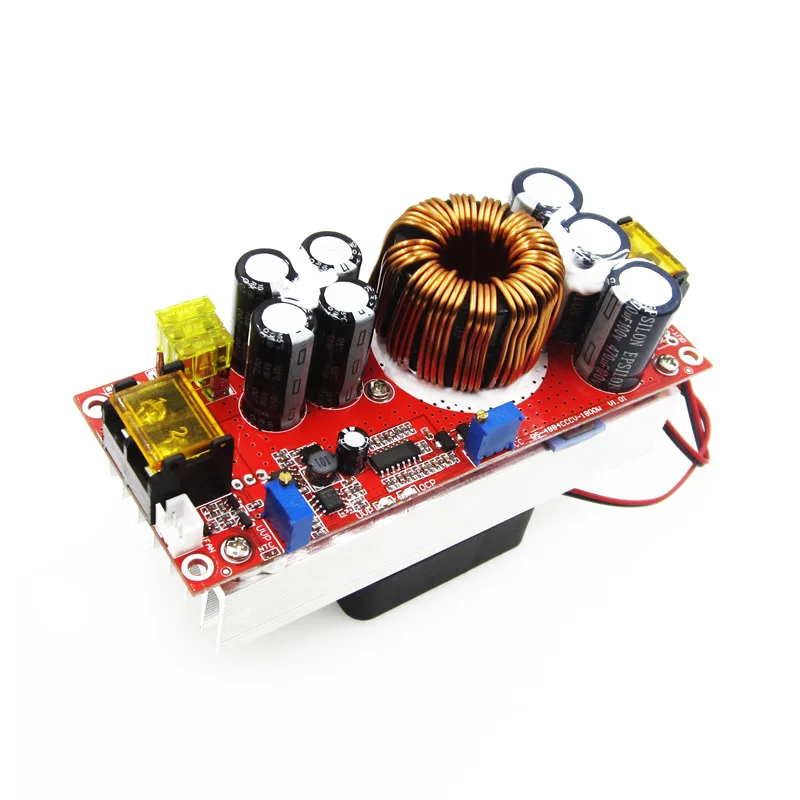 1800W 40A 1500W 30A 1200W 20A DC-DC Boost Converter Step Up Power Supply Module 10-60V to 12-90V adjustable voltage charger