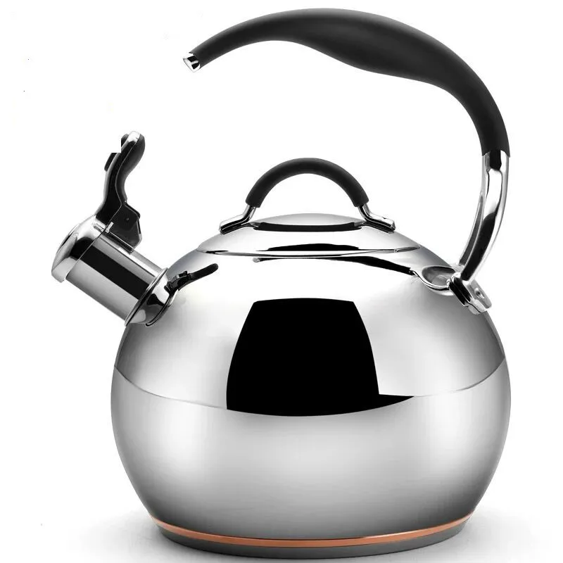 Water Kettle Pot 3L Stove Kettle Induction Teakettle Luxury Nice Stainless Steel Whistling Kettle Sound Water Pot