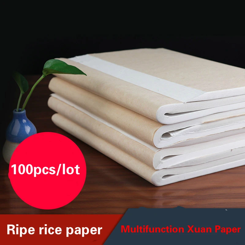 Half Ripe Rice Paper Ripe Xuan Paper Chinese Calligraphy Painting Creation Chinese Painting Paper Special Small Brush Xuan Paper