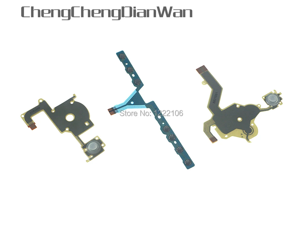 10sets اليسار الأيمن أزرار زر شريط مرن كابل الجمعية الكابلات المرنة استبدال إصلاح أجزاء مكون ل PSP 3000