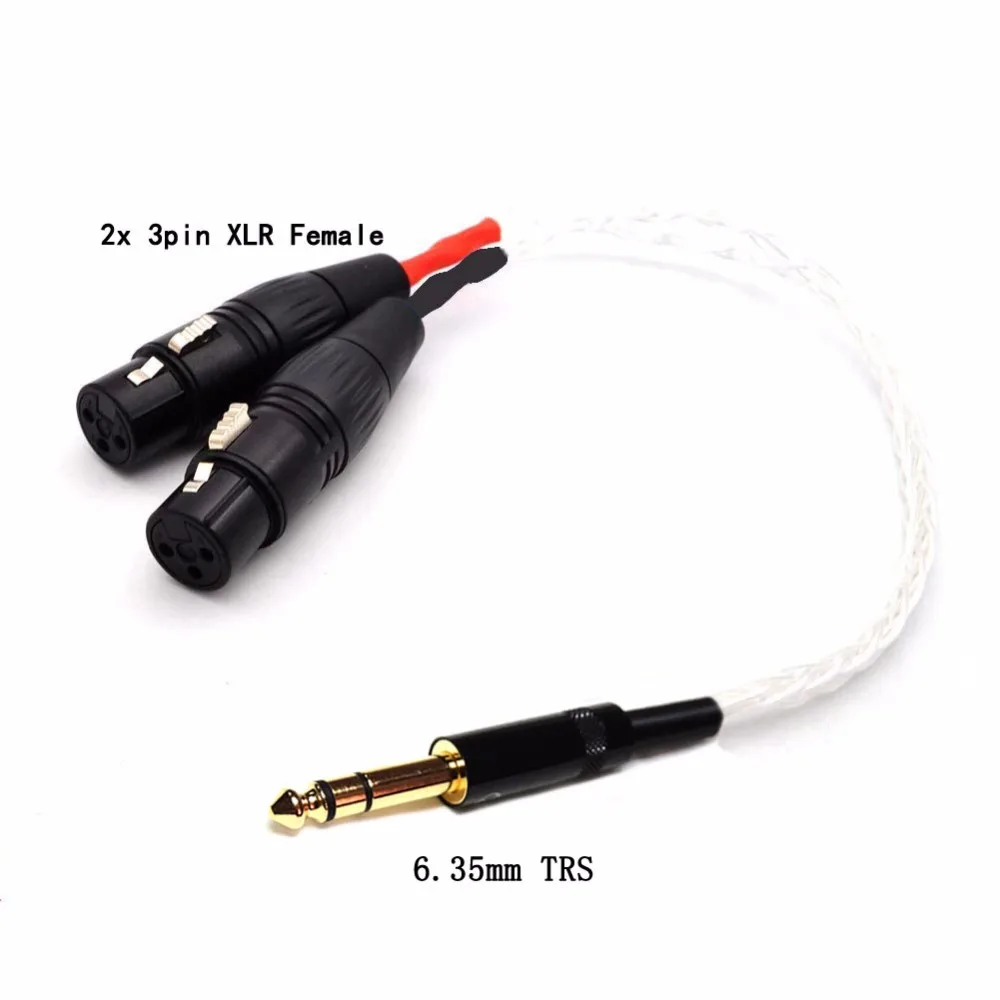 Free Shipping Haldane Dual 3-Pin XLR Female to 1/4