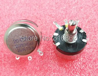 10PCS WX110 (010) 1W precision single-turn wirewound potentiometers 1K 1.5K 2.2K 4.7K 5.6K 6.8K 10K 22K 47R 100R 220R 470R