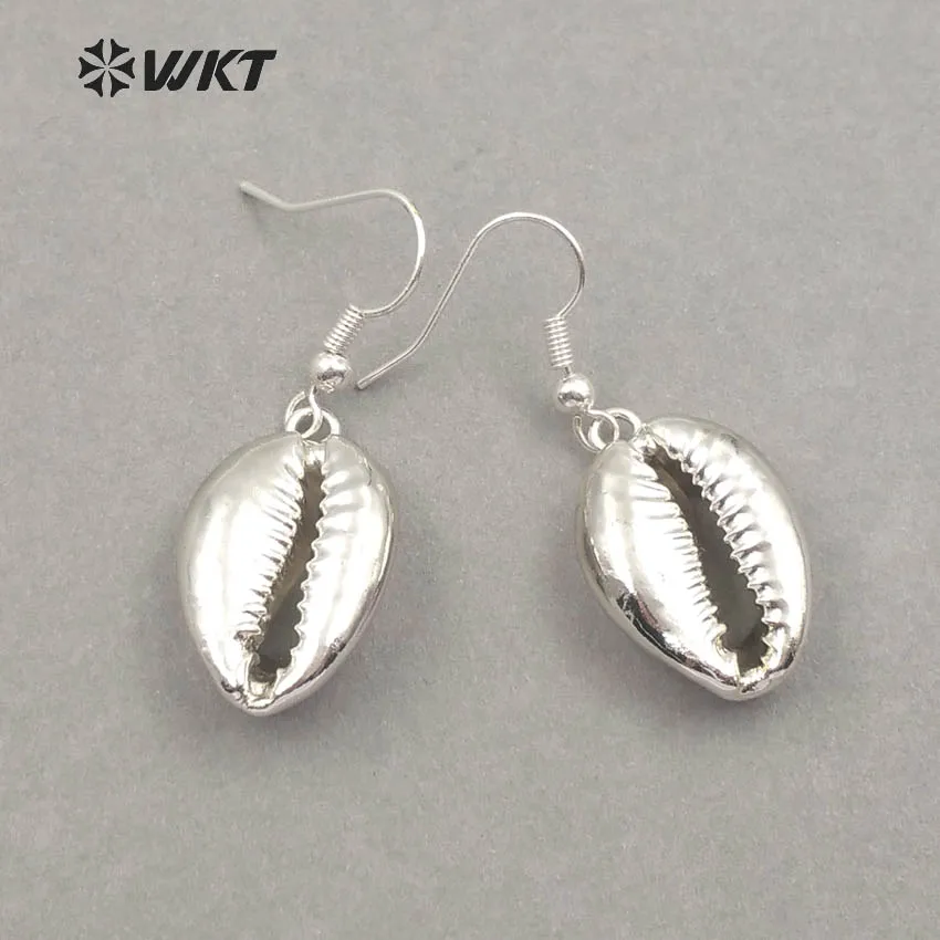 WT-E463 Wholesale New original design earrings natural cowrie shell with cute shell earrings wholesale for women elegant gift